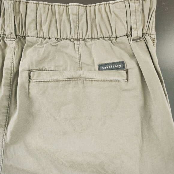 Sanctuary Standard Surplus Switchback Cuffed Shorts Hiker‎ Green Sz. 24 - Picture 9 of 11